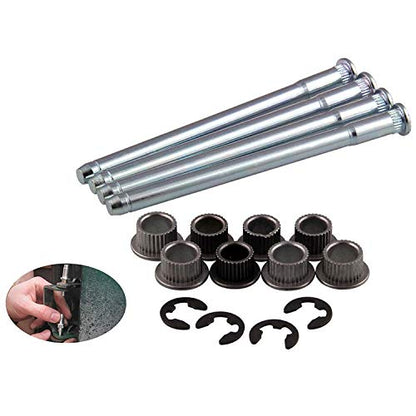 Compatible with Door Hinge Pin and Bushing Repair Kits (4 pins 2 Door) LEDAUT Replacement for Chevy GMC Fullsize Truck SUV 1988-2002 - size: OT269
