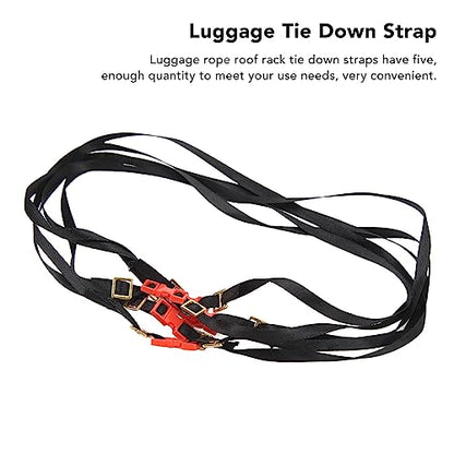 5PCS RC Crawler Accessories, Roof Rack Straps, 1/10 RC Crawler Compatible with 1/10 RC Pedrail SCX10 D90 WPL D12 TF2 YK6101