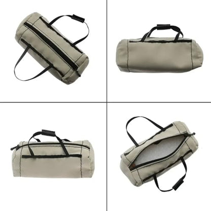 3PCS Simulation Storage Bag Set Compatible with 1/8 1/10 RC Crawler Cars Including, and Models(Gray) - color: Gray
