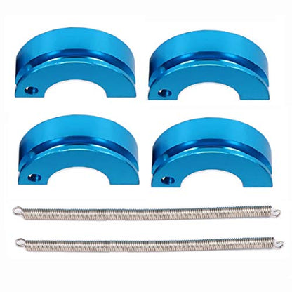 2Set ShareGoo Alloy Aluminum Shoe Clutch with Spring Upgrade Parts Compatible with HSP Axial HPI Traxxas Himoto Wltoys 1/10 Nitro RC On/Off Road Buggy Car Truck,Blue