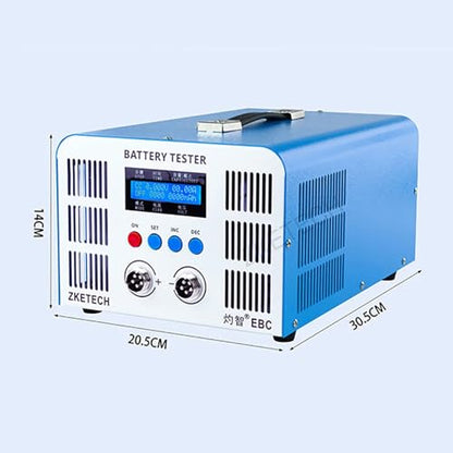 iDili 50A Lithium Battery Discharge Charger Tester, LiFePO4/Li-ion Ternary Power Battery Capacity Meter 6-Step Programmable, EBC-A50L