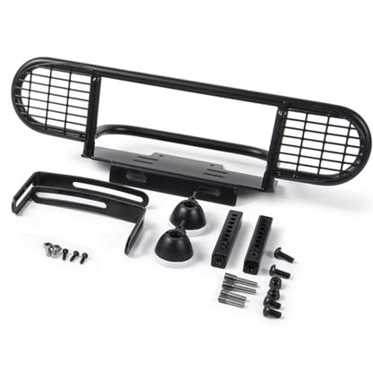 RC Bumper For Axial For Defender For TRX-4 For SCX10 II D90 90046 1/10 Metal For Camel Trophy Front Bumper RC Crawler Car Truck Model Upgrade Part