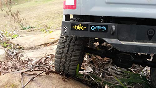 Bumper/Window Decals for RC Scale cralwer Accessory - 2 Styles - Heavy/Death Metal Bands - for: Axial SCX10 II RC4WD Redcat Gen8 TRX4 Vanquish VS4-10 Stickers (Death/Black Metal Bands - 96pc Set) - color: Death/Black Metal Bands - 96pc Set