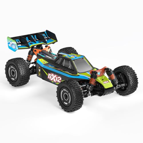 ZD Racing BX-12 1/12 Remote Control Off-Road Car Compatible with 3S Batteries, 2.4G Brushless 4WD 70KM/H RC Climbing Car Mini Electric RC Buggy Rock Crawler Toy Gift -RTR - style: ZD Racing BX-12 1/12, Blue