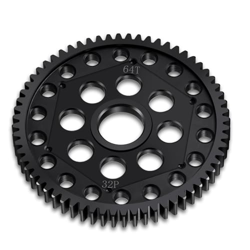 Steel Spur Gear 32 Pitch 64T RC Gears for Axial Yeti 90025 90026 | 90032 90038 SCX10 RR-10 Bomber RC Truck Upgrade Parts