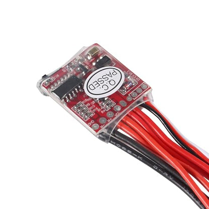Mini 20A ESC Motor Speed RC ESC 2KHz Forward Reverse Brush Brake RC 2S for Controller Boat RC Car Tank (4pcs) - color: 4pcs