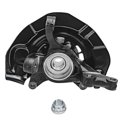 Detroit Axle - FWD Front Steering Knuckles CV Axles for 04-10 Toyota Sienna | 2 Steering Knuckles Wheel Hub Bearings 2 CV Axles Replacement - size: 4UX48618/Kit