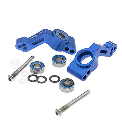 RC Alloy Rear Stub Axle Carriers for Traxxas 1/10 2WD Slash, Stampede, Rustler, Bandit-Replaces Part 3752(Pair) - color: Navy Blue
