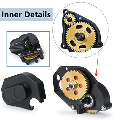 MORLORDY RC Metal Transmission Assembly Gearbox Case for 1/24 RC Crawler Car Axial SCX24 Upgrades Parts Accessories