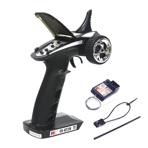 GoolRC Flysky FS-GT2B 2.4G 3CH Radio Model Remote Control Transmitter & Receiver for RC Car Boat