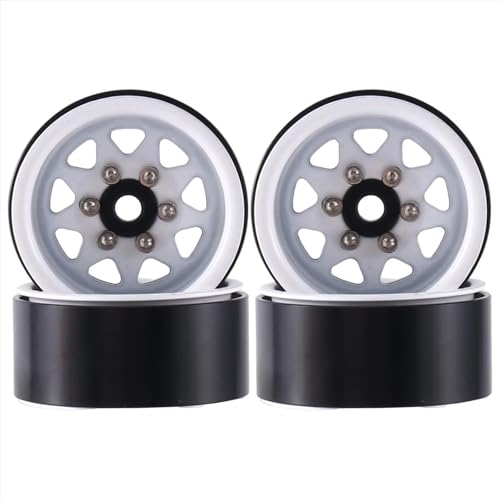 RC Models Parts For Axial For SCX24 For AX24 For TRX4M For FCX24 For 1/18 1/24 RC Crawler Car 1 IN Beadlock Wheel Rim Deep Dish Negative Offset 3.78mm Hub
