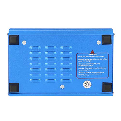 Shkalacar Professional Balance Charger/Discharger with Power Supply for LiPo，Li-ion，Li-Fe，LiHV Battery (1-6S), NiMH，NiCd (1-15S), Rc Hobby Battery Balance Charger, 80W 6A