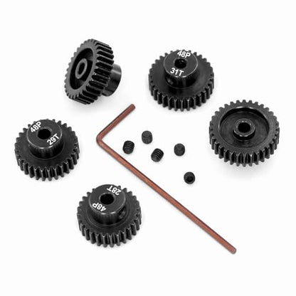 OGRC 48P Pinion Gear Set 28T 29T 30T 31T 32T 3.175mm Shaft Pinion Gear for 1/10 RC Car Monster Truck Buggy - size: 28T 29T 30T 31T 32T