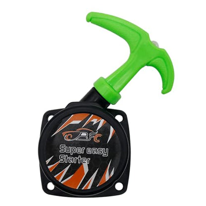 Super Easy Pull Starter (Green) | for 23cc-36cc Zenoah CY Rovan Top Speed Engine for 1/5 HPI ROFUN KM Baja LT FG GoPed RedCat Rc Car Parts - color: Green