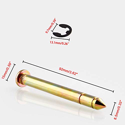 Door Hinge Pin and Bushing Kit Hinge with Pin LEDAUT Replacement for Ford F150-F350 Bronco SUV - size: OT240