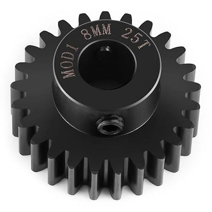 M1 Steel Motor Gears Pinion 8MM 25T for Tra-xxas 1/5 X-MAXX RC Car - style: 25T
