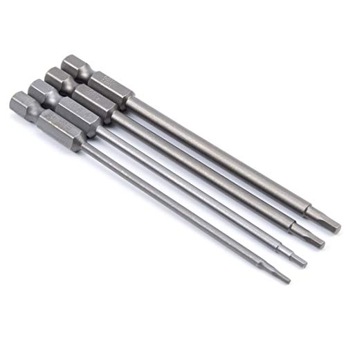 RC Hex Bit 1.5 2.0 2.5 3.0mm Hex Head Allen Wrench Drill Bit Set for Screwdrivers Electric Screwgun/Power Drill