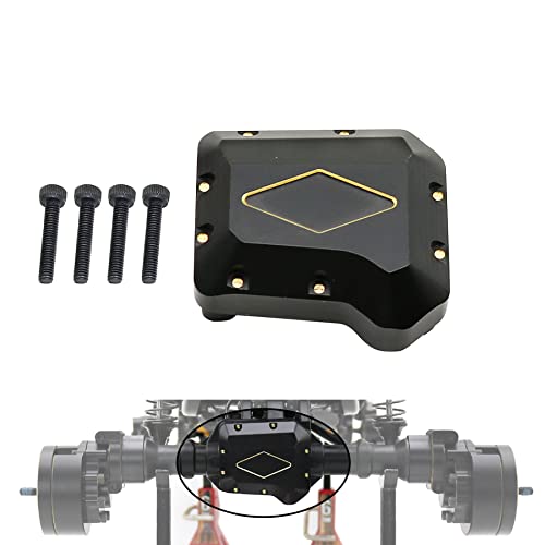 Brass Axle Case Rear Diff Housing, LCG Brass Counter Weight Axle Housing for 1/10 RC Crawler Car TRX4 TRX6 Upgrade Parts - color: L