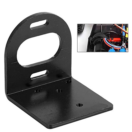 RC Motor Mount, Durable Metal Construction for 540 3660 3650 Motors Heavy Duty Base for RC Cars Trucks Buggies Hobbyists DIY Projects (Black)