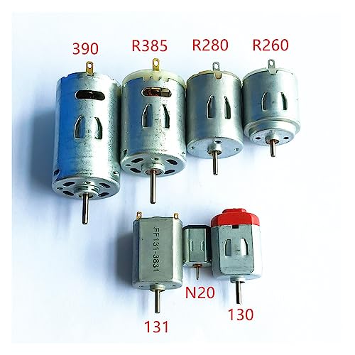DC Motors Micro Mini 130 390 R260 R280 N20 Brush DIY Model Toy Fan Cars Drones Robotics Hand Drills(R280 Motor) - color: R280 Motor
