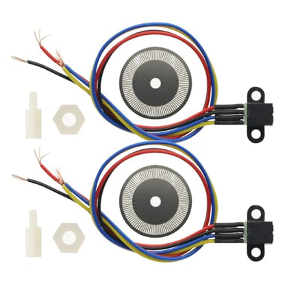 2PCS Photoelectric Speed Sensor Encoder Coded Disc Code Wheel,Optical Encoder for Smart Car 5V Encoder Wheel