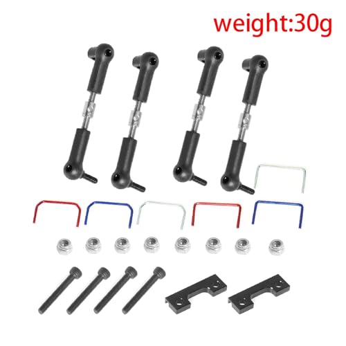 RC Upgrade Parts for Traxxas 1/16 for Slash for E-Revo Front and Rear Wide Sway Bar Anti Roll Bar Kit RC Car Upgrade Parts Accessories
