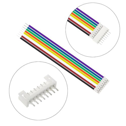 40Pcs Jst 2.0 Ph 8 Pin Connector Plug,Include 20pcs Mini 8 Pin Jst Ph2.0 Connector Plug Female with 150mm Cable Wire & 20pcs Male Micro Jst Ph2.0mm 8 Pin Connector Kit - size: Jst-2.0-Ph-8Pin-20pcs