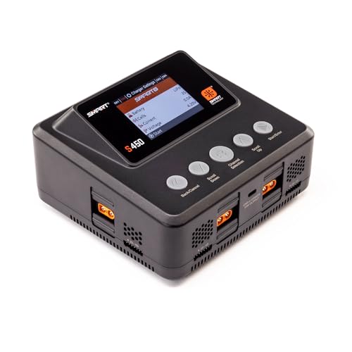 Spektrum S450 G2 AC/DC Smart Charger 4x50W Battery Charger, SPMXC3040