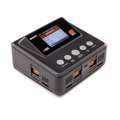Spektrum S450 G2 AC/DC Smart Charger 4x50W Battery Charger, SPMXC3040