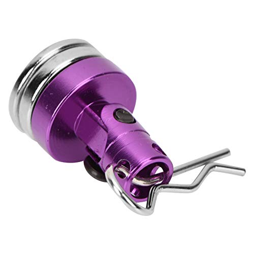 Magnetic Body Mount Kit, Invisible Magnetic Shell Post Mounting Set for SCX10 4W D HSP 1 10 RC Car, Aluminum Alloy Body Post with Slotting Design (Purple) - color: Purple