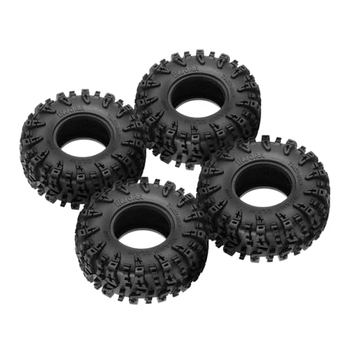 INJORA 1.3" Swamp Claw Mud Terrain Tires for 1/18 1/24 RC Crawler 70 * 27mm