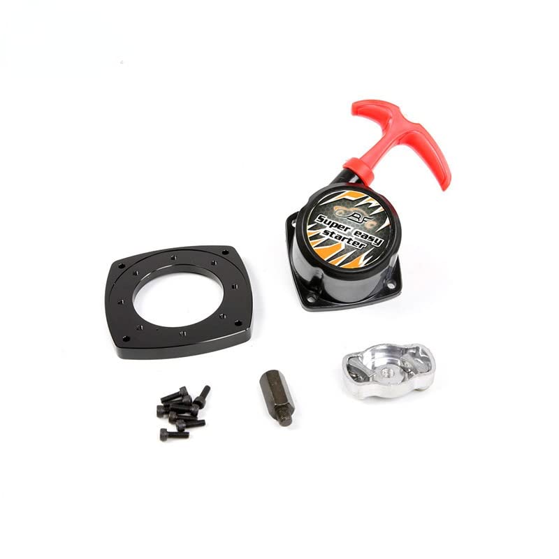 Super Easy Pull Starter for Zenoah Chongyang 23CC 26CC 29CC Rovan 23-30.5CC Engine (Red) - color: Red