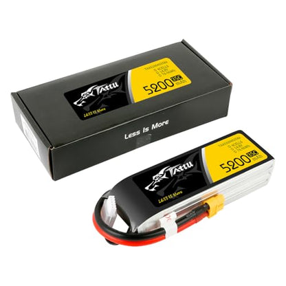 TATTU G-tech 5200mAh 4S1P 35C 14.8V Lipo Battery Pack with XT60 Plug(2Pcs)
