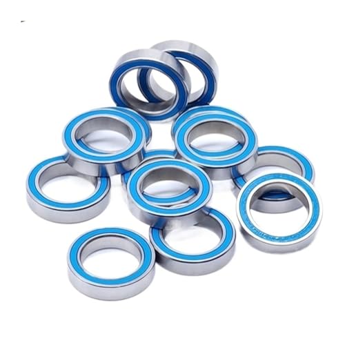 10PCS 6701RS Bearing 12x18x4 mm Electric RC Car Truck 6701 RS 2RS Ball Bearings 6701-2RS Blue Sealed(MR148RS 8x14x4) - size: MR148RS 8x14x4