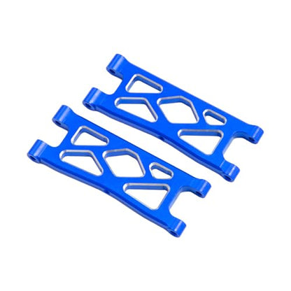 4 pcs Aluminum Rear Suspension Arms for 1/18 ARRMA Granite Grom 380 Brushed 4X4 Monster Truck Upgrades Parts (Navy Blue)