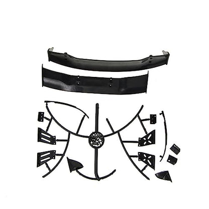 for 1/10 RC Racing Drift Car Rear Wings Drift Road Body Spoiler Wing Universal Parts