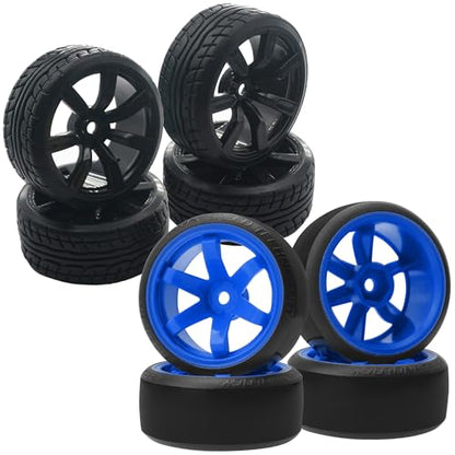 OD62mm Hard Plastic RC Drift Car Tires & Wheel Rims 12mm Hex Tyre & 4PCS/Set 1/10 Drift Car Tires,62mm Hard Plastic Tires & Wheel Rims 12mm Hex