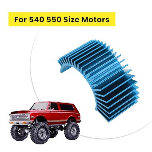 (3-Pack) Aluminum RC Motor Heatsink for 540 550 Size Motors Electric Engine Cooling Fans Brushed Brushless Models RC Car Accessories