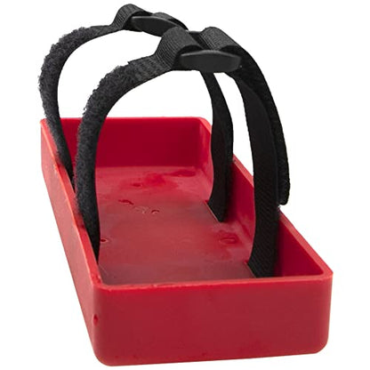 1Pcs ShareGoo Plastic RC Car Battery Tray Case for 2S Lithium & 7.2V NiMH Battery Compatible with Axial SCX10 RC4WD D90 Traxxas TRX-4 1/10 RC Car (Red) - color: Red