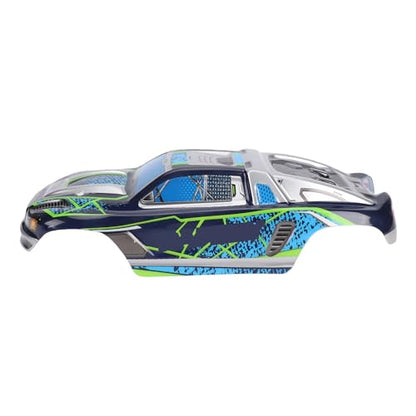 SUNGOOYUE 1/16 Body Shell Rc Car Body Shell, Replacement for Scy16101 Scy16102 1:16 Offroad Trucks, with Graffiti Design (Blue) - color: Blue