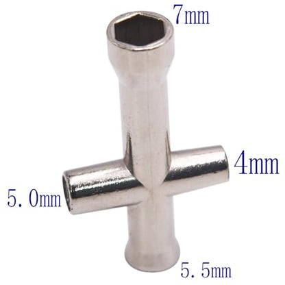 Blomiky 12 Pack 7mm M40 Wheel Lock Nut 25-WJ02 and 2 Pack 7MM Wrenches Spare Part for H14BM 14210 14211 16208 H16 H16PL 9125 Q903 RC Car RC Truck / 9125 Locknut 2