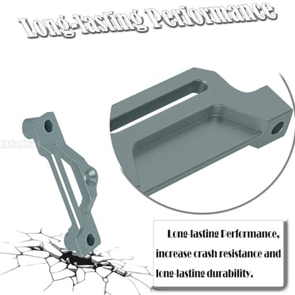 RC Alloy Battery Plate Upgrades Part for 1/10 Slash BL-2s/Drag Slash chev rolet C10/F0rd Mustang,BRCatWPark Battery Mount Plate Tray Battery Holder Mount Battery Hold-Down,(Replace #5827),Titanium - color: Titanium - (Upgrades)