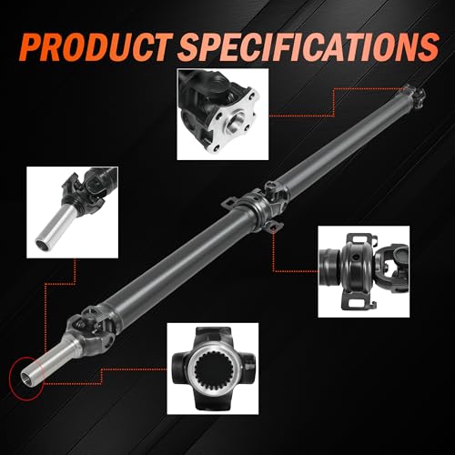 936-726 Rear Drive Shaft Assembly Axle Driveshaft | Compatible with Toyota Tacoma 2005-2015; Replaces OE 936726 3710004352 37100-04352 - color: Rear Drive Shaft, size: 936-726, 3710004352