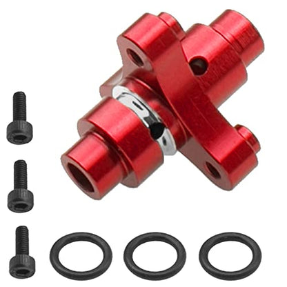 ShareGoo Center Differential Lock Spool Diff Case Locker Spool Compatible with 1/8 Arrma Kraton Notorious Outcast Senton Talion Typhon BLX 1/8 RC Car (Red) - color: Red