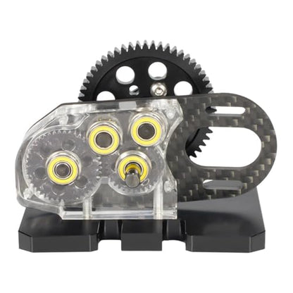 2Low LCG Transmission Overdrive Gearbox for 1/10 RC Crawler Axial SCX10 II III 90046 Capra TRX4 Upgrade Part