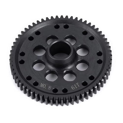 RC Car Parts Compatible with Gorgon for Monster Truck 1/10 RC Car Upgrade Parts Steel Metal 61T/M0.8/32P Spur Gear Main Gear ARA3230ST1