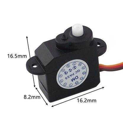 2.1g RC Micro Servo 2g Sub Mini servo 180 Degree DM-S0020 4.8V-6V for RC Hobby Parts (1)