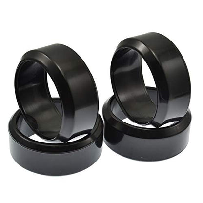 Replacement Part For 4PCS 1/10 RC Racing Speed Drift Hard Plastic Tires 26mm For RC 1:10 On-Road Drifting Car
