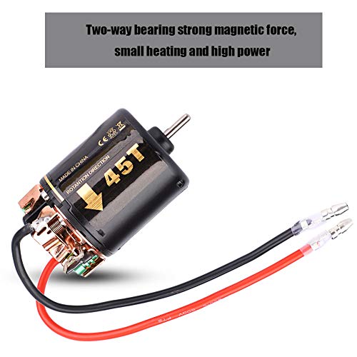 GOWENIC Universal 540 Brushless Motor, RC Model Car Motor for Big Trucks Climbing Car, High Sensorless Brushless, 35T RC for Off Road Model (45T) - size: 45T