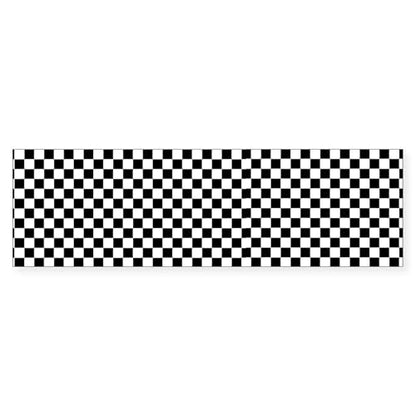 CafePress Racing (Bumper) 10"x3" Rectangle Vinyl Bumper Sticker Car Decal - color: White